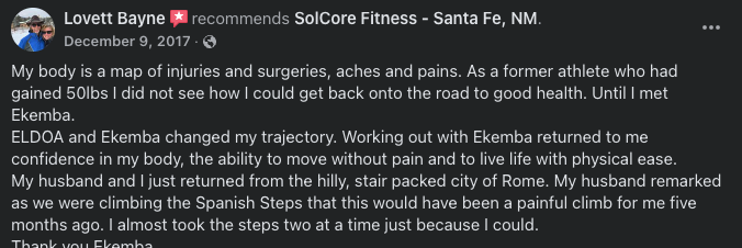 SolCore Fitness And Therapy. Osteopathic Holistic Therapy And Exercise 